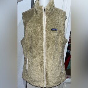 Patagonia Beige Fleece Vest